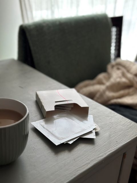 hrt patches and a cup of tea